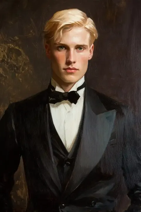 Victorian Man in Sargent Style