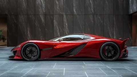 Futuristic Hypercar Concept Design