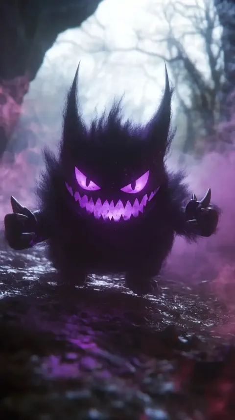 3D Gengar in Mist