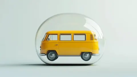 3D Mini Van in Airbag