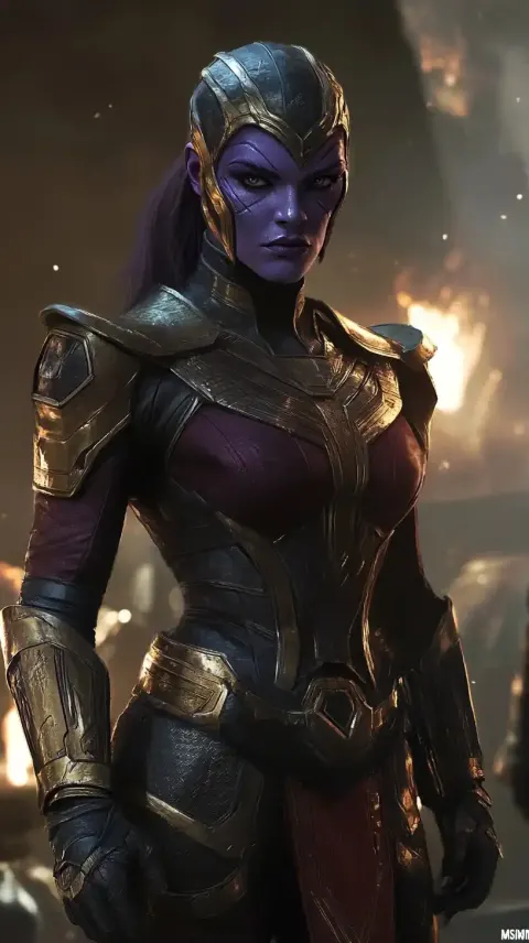Photorealistic Thanos Warrior