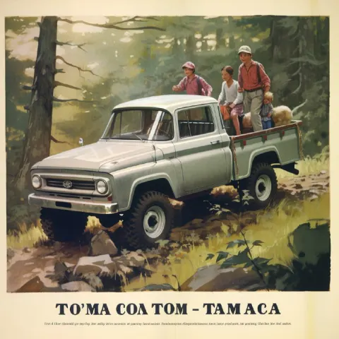 1960s Print Ad for Gray 1965 Toyota Off-Road SUV