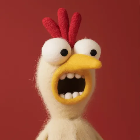 Pixar Chicken Close-Up