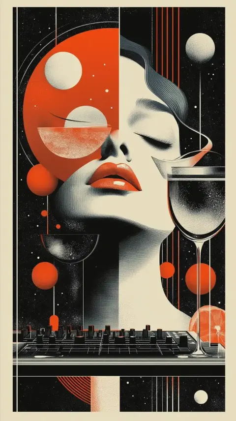 Italian DJ Dinner Poster