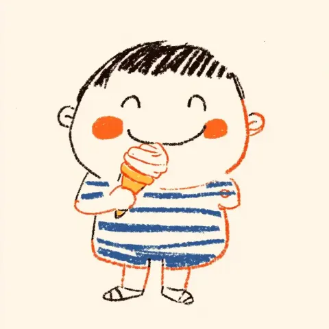 Pixar Baby Eating Ice Cream