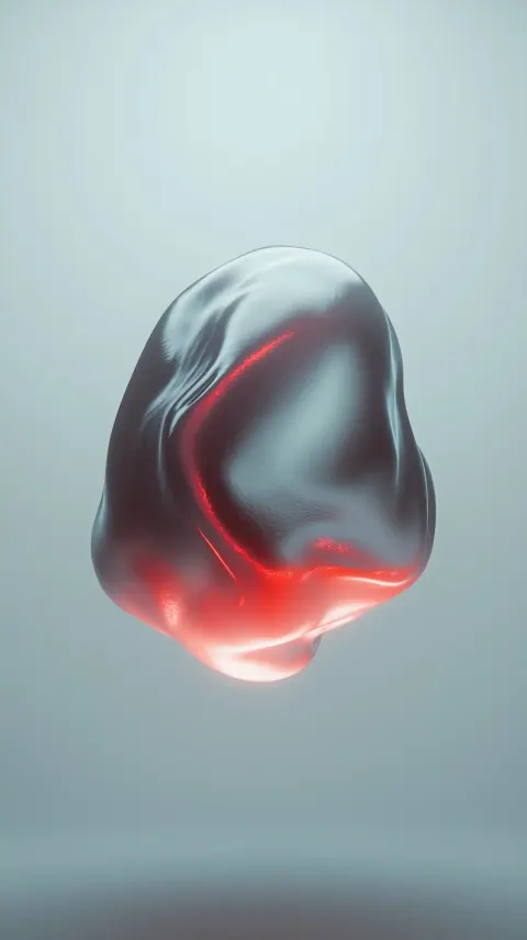 Colorful Abstract Glass Sphere