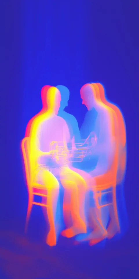 Abstract Trombone Players Photography