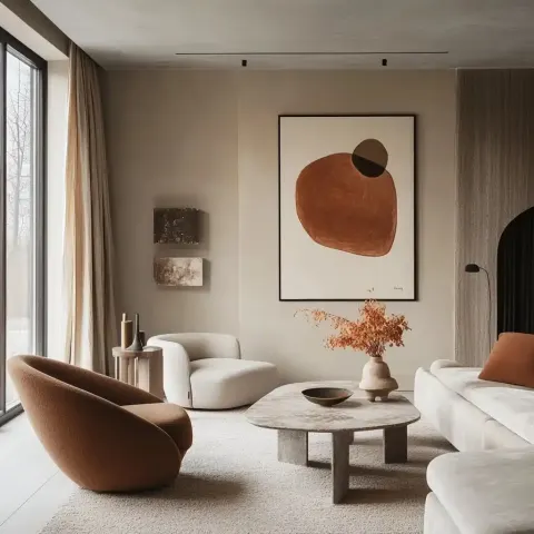 Muted Living Room Minimalism