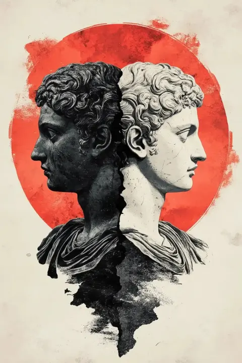 Greco-Roman Minimalist Poster