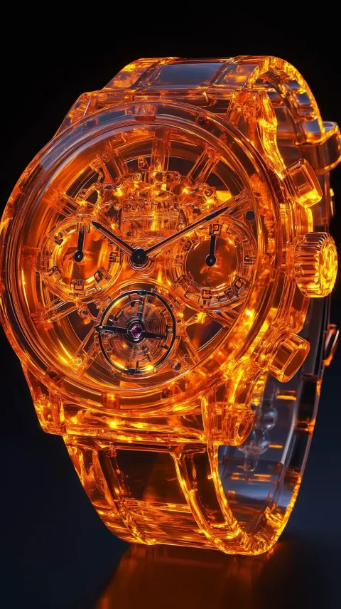 Transparent Watch X-Ray Render