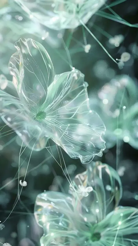 Futuristic Pollination Abstract