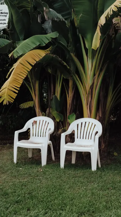 Poster of Chairs in Lawn