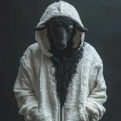 Minimalist Hoodie Fade Design