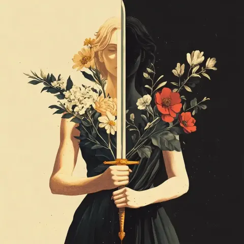 Duality of Womanhood Illustration