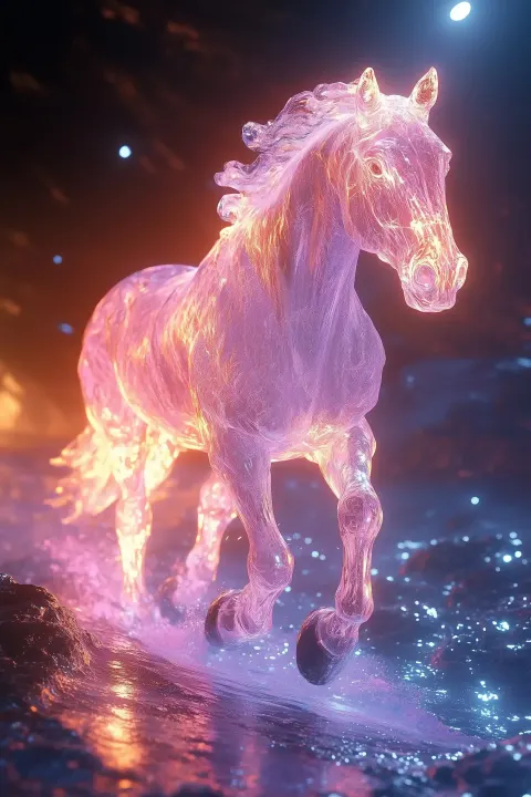 Quantum Energy Horse Render