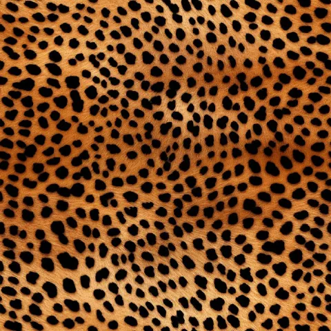 Realistic Leopard Skin Seamless Tile Pattern
