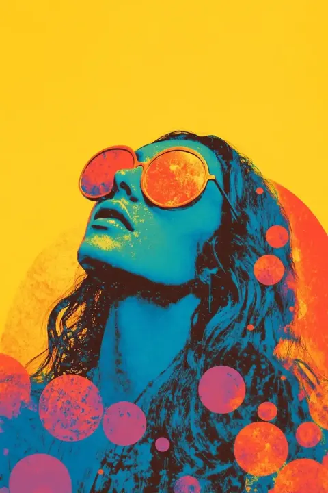 Psychedelic Rock Band Poster