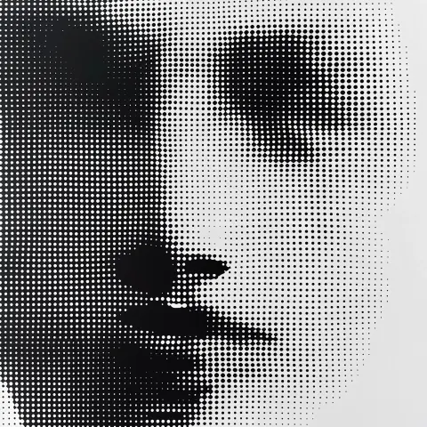 Minimalist Dot Illusion