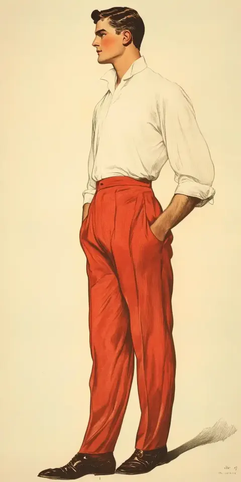 Edwardian Tennis Fashion Plate