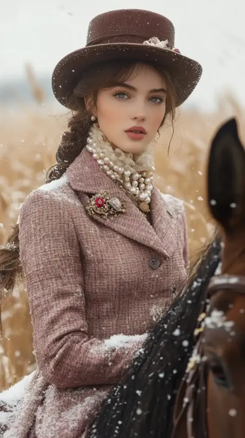 Scarlett OHara on Horse