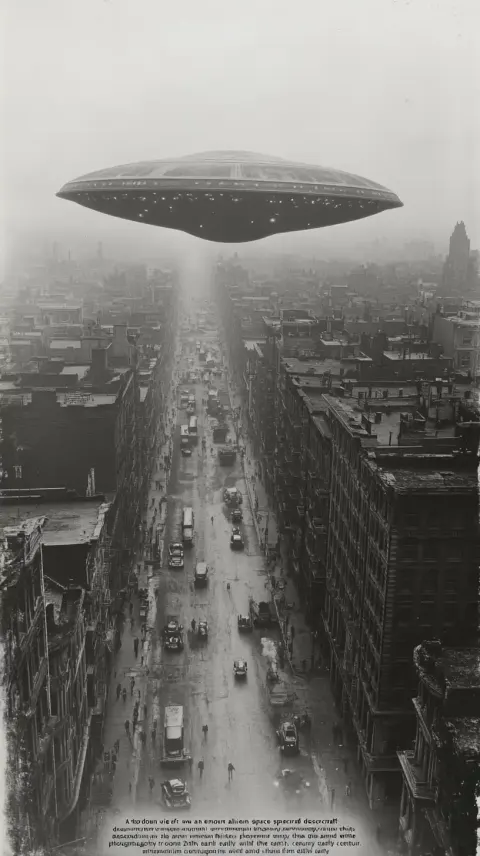 Alien Craft Aerial Photography