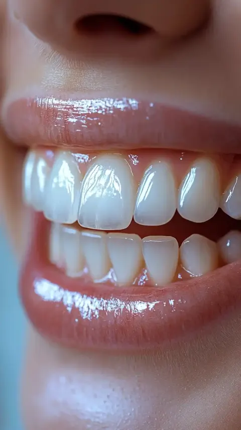 Realistic Close-Up of Teeth