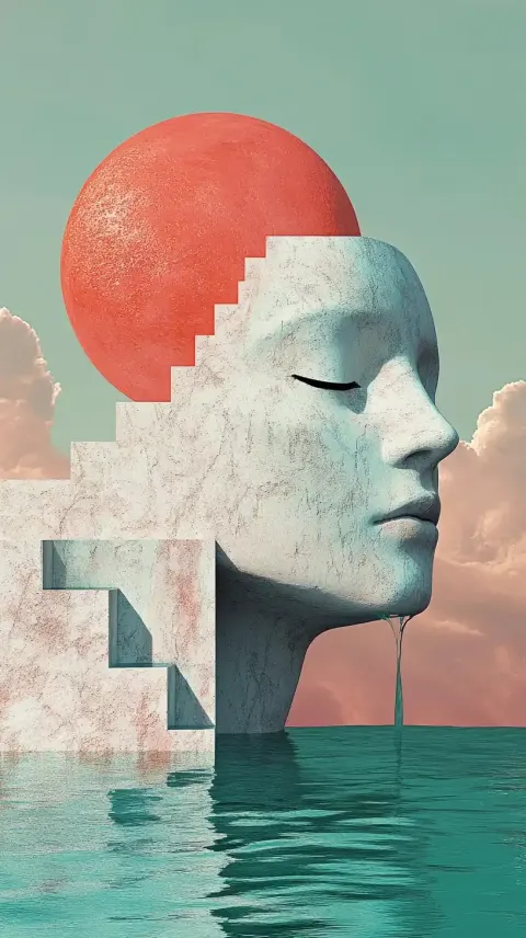 Surreal Geometric Emotions Design