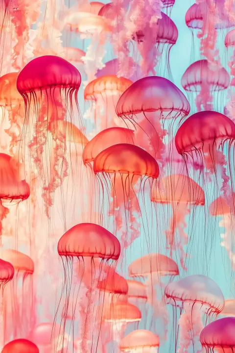 Colorful Jellyfish Chaos