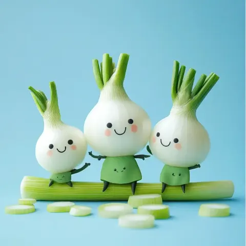Kawaii Vegetables in Photography