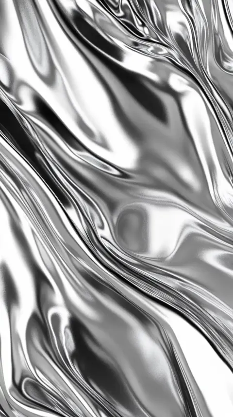Hyperrealistic Liquid Metal Waves