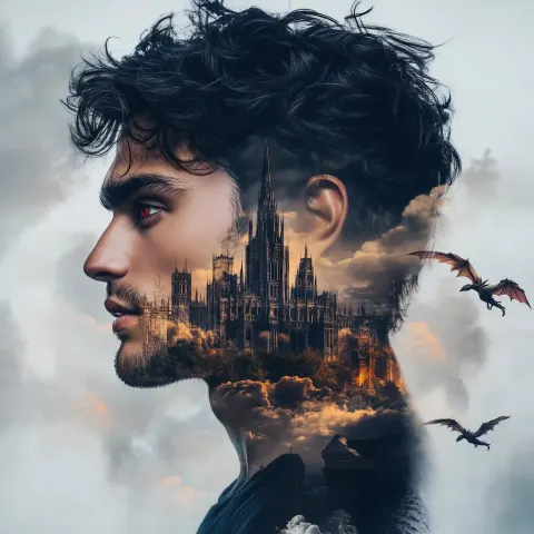 Hyper-Realistic Double Exposure Profile