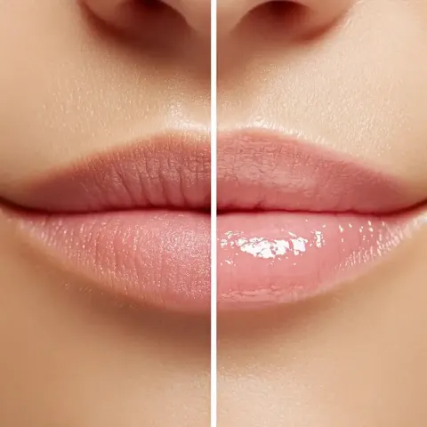 Lips Comparison in Clinical Photography