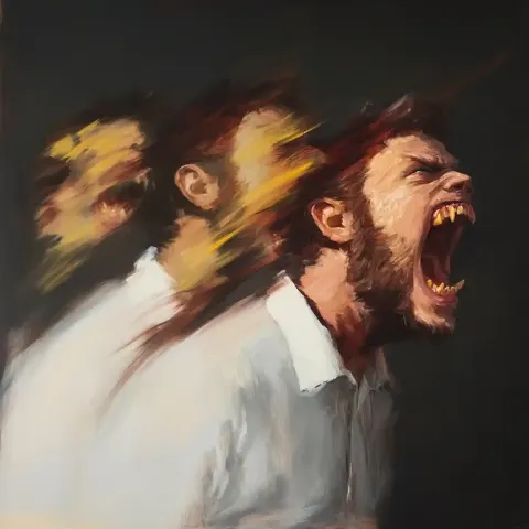 Triple Exposure Werewolf Transformation