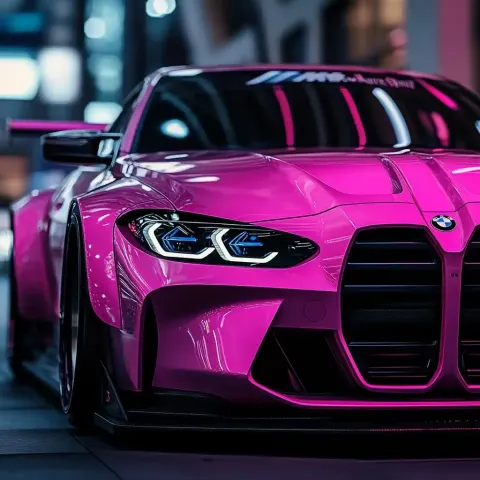 Modified Pink BMW M4