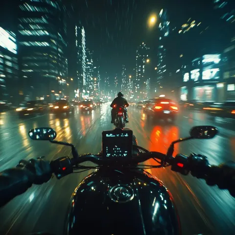 Cinematic Night Ride