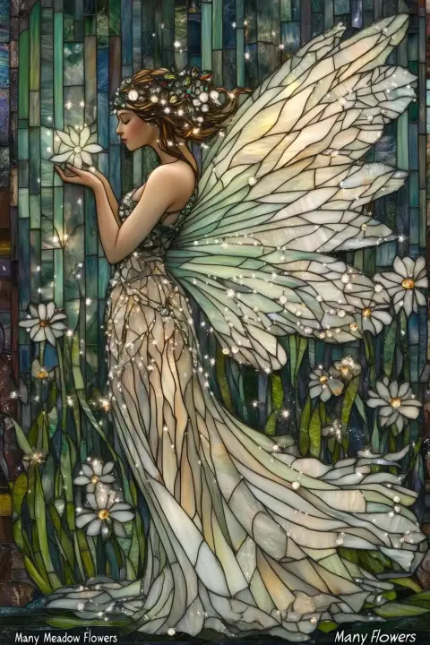 Mosaic Fairy Stained Glass