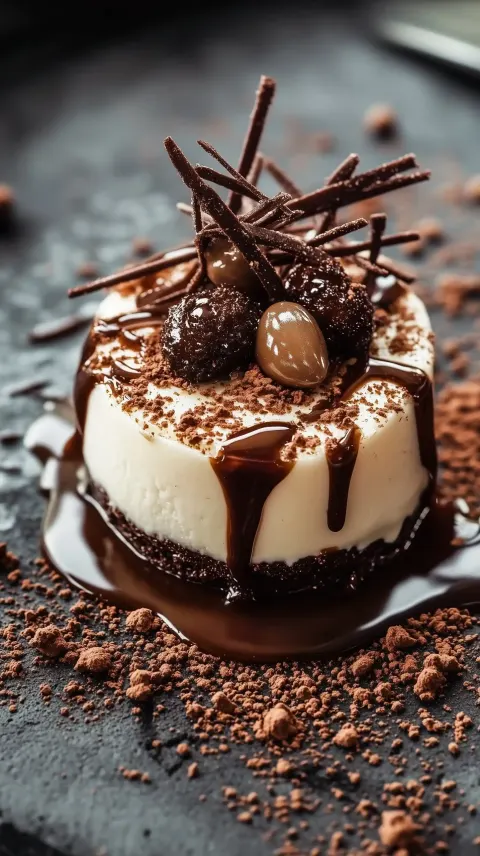 Dessert Poster in Raw Style