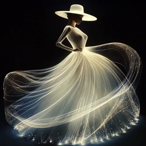 Elegant Woman in Light