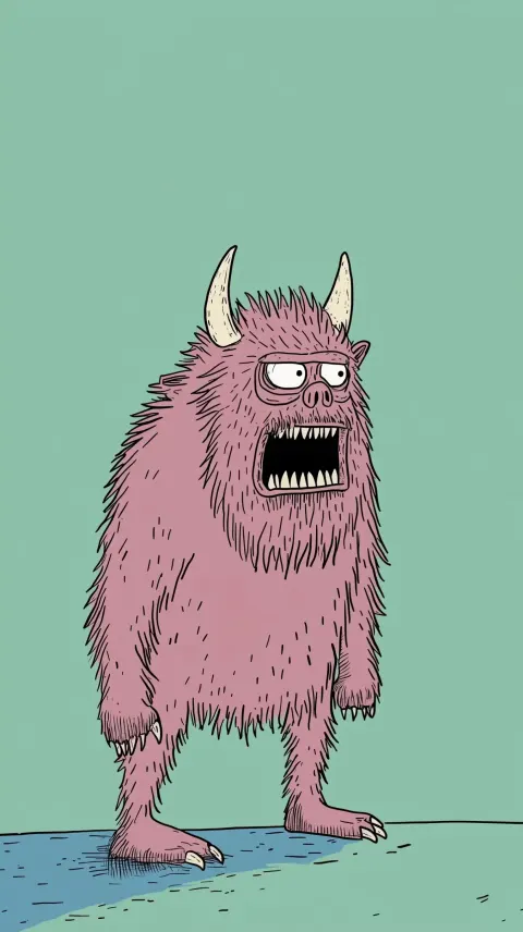 Minimalist Yeti Animation