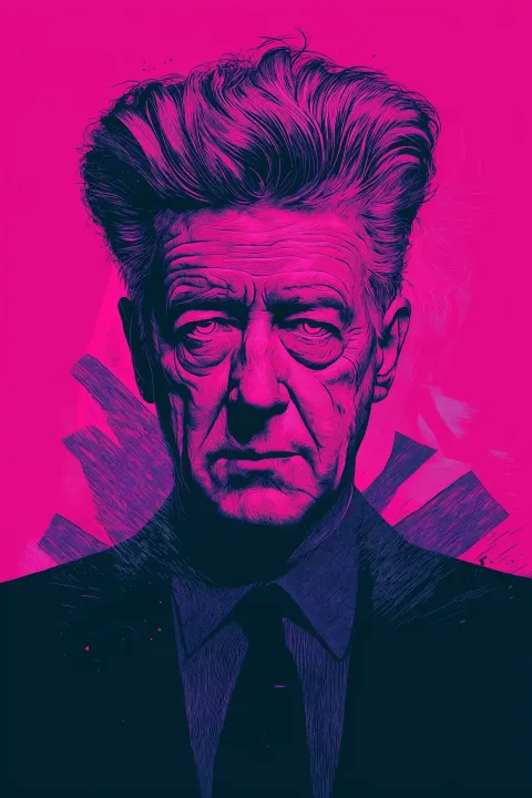 Neon Anime Horror Lynch