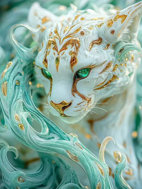 Radiant Cheetah in Quartz