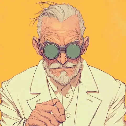 Cyber Monocle Professor Art