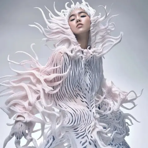 Futuristic Knitwear Runway