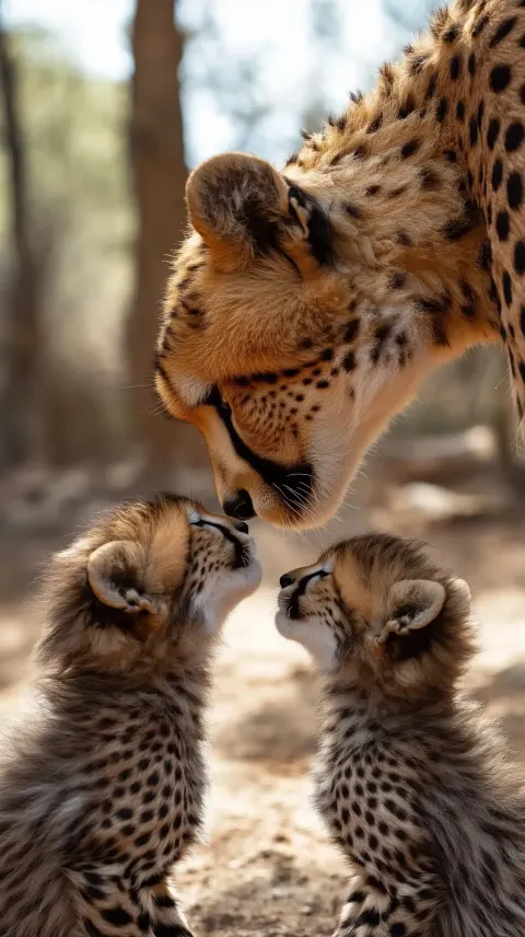 Raw Cheetah Reunion Scene