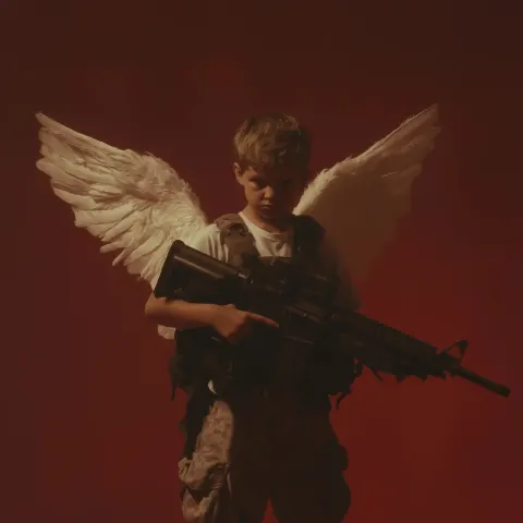 Realistic Cupid with Rifle
