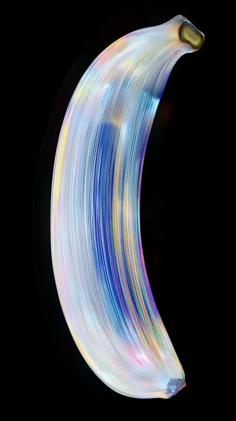 Holographic Banana in Motion