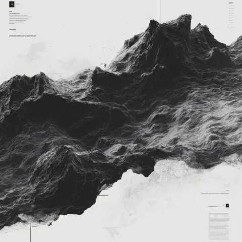 Glitch Waves in Black and White