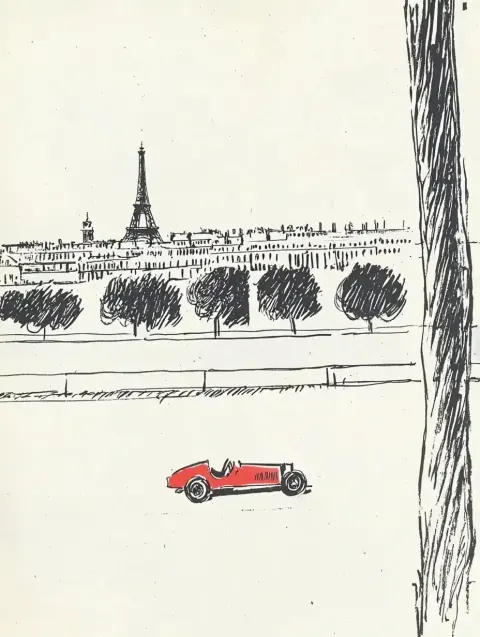 Racing Car in Paris