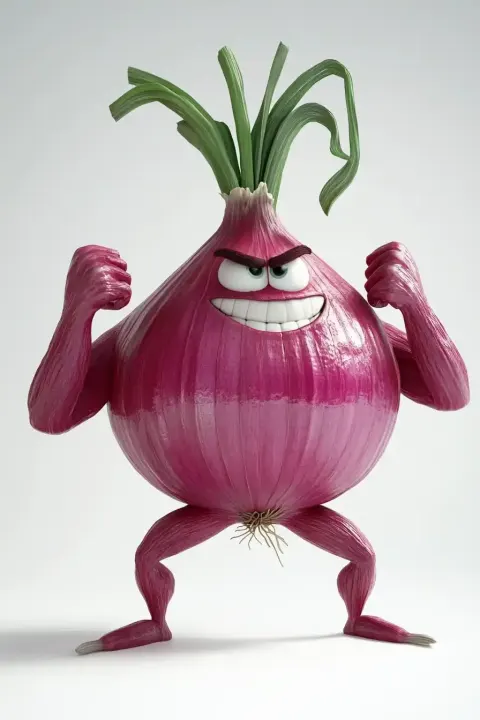 Pixar Onion Bodybuilder