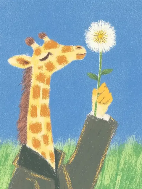 Birds-Eye Giraffe in Coat